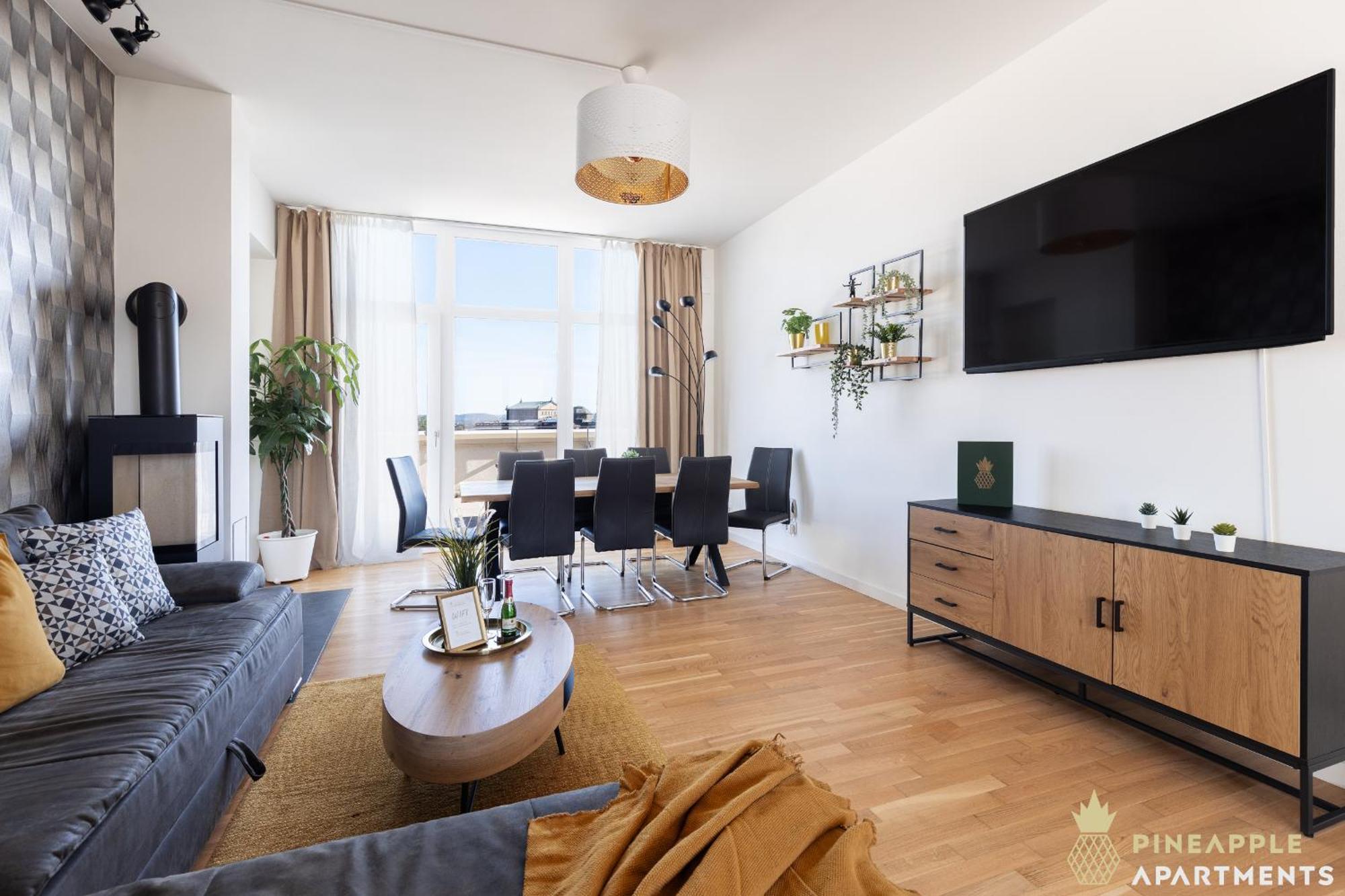 דרזדן Pineapple Apartments Penthouse Am Zwinger - 162 Qm - 1X Free Parking מראה חיצוני תמונה