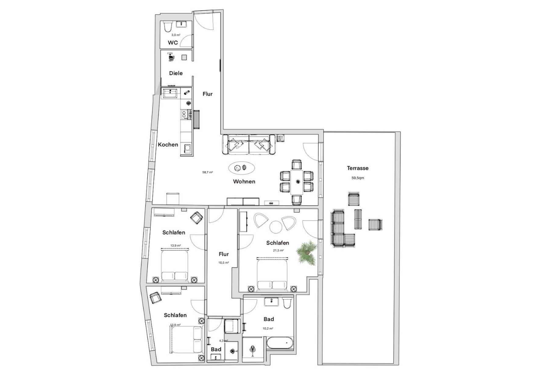 דרזדן Pineapple Apartments Penthouse Am Zwinger - 162 Qm - 1X Free Parking מראה חיצוני תמונה